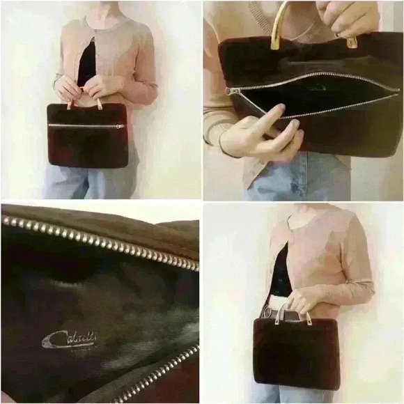 Vintage Cabrelli brown bag - Picture 3 of 4